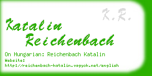 katalin reichenbach business card